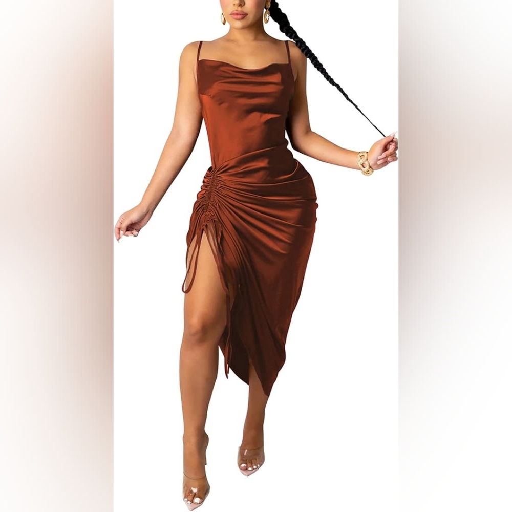 Cocktail/Wedding guest Satin dress